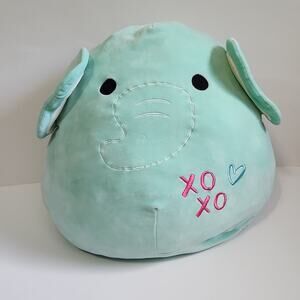 Squishmallows Diego The Elephant 16" Plush Valentines Edition Embroidered